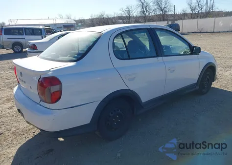 2001 Toyota Echo z USA, uszkodzony, nr VIN JTDBT123410144164